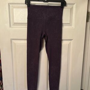Athleta Purple Undyed Elation 7/8 Legging